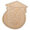 Graduation Panda Unfinished Wood Shape Piece Cutout for DIY Craft Projects
